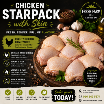 Chicken Star-Pack With Skin p/kg