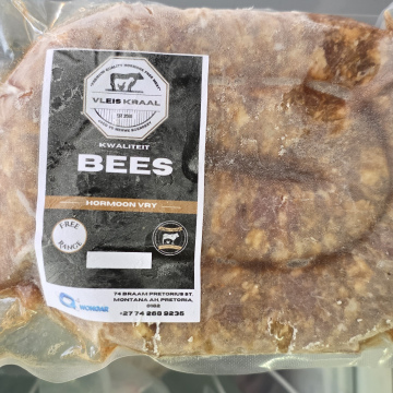 Vleiskraal Beef Boerewors - Thick p/kg