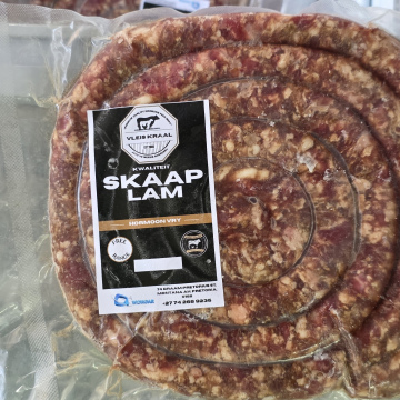 Vleiskraal Lamb Wors - Thin p/kg