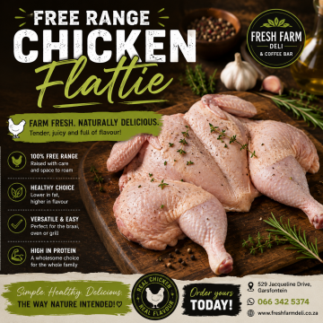 Free Range Chicken Flattie P/kg